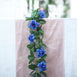 Silk Rose Garland Artificial Flowers - Royal Blue - 6 ft