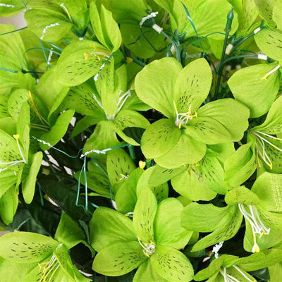 Amaryllis Bush Artificial Silk Flowers - Lime Green
