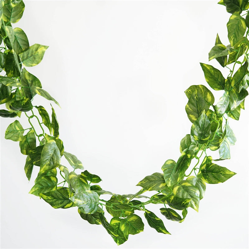 artificial pothos garland Artificial Devil's Ivy Leaf Garland