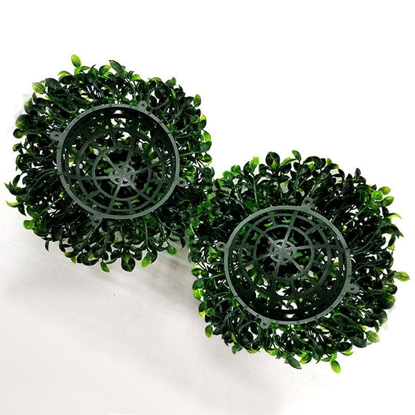Boxwood Kissing Ball Artificial Silk Flowers - 4 pack