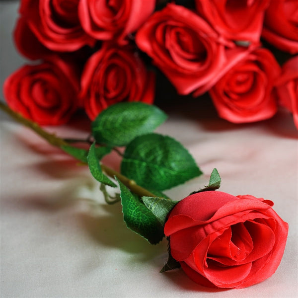 24 Long Stem Roses - Red