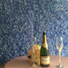Hydrangea Artificial Flower Wall Mat Panel - Blue - 4 panels