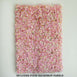 Hydrangea Artificial Flower Wall Mat Panel - Pink - 4 panels