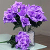 Silk Open Rose-Lavender-84/pk