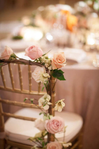 Small Open Rose Bush Artificial Silk Flowers - Navy Blue