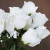 Small Rose Buds Artificial Silk Flowers - Cream