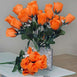 Small Rose Buds Artificial Silk Flowers - Orange