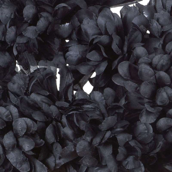 Large Chrysanthemum Bush Artificial Silk Flowers - Black