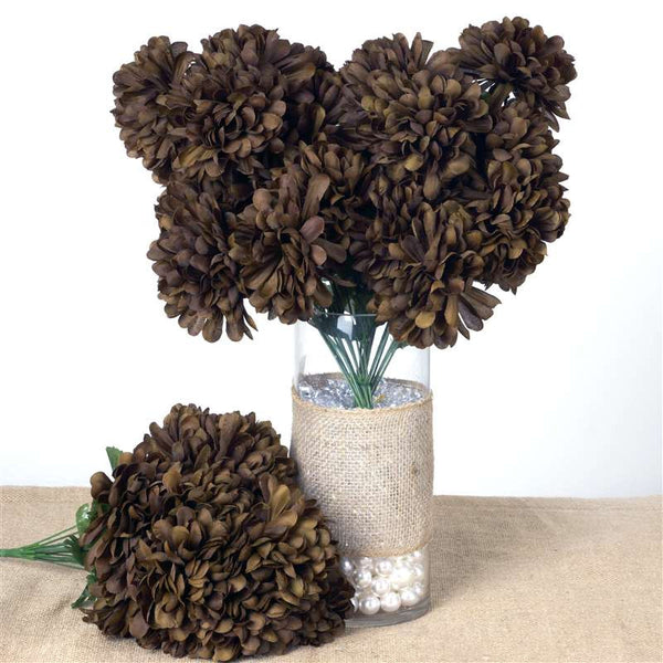 56 Chrysanthemum Mum Balls - Chocolate