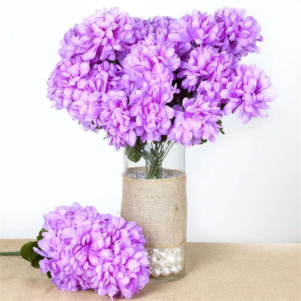 56 Chrysanthemum Mum Balls - Lavender