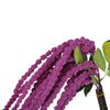 Pack of 2 - 32 inch Lavender Amaranthus Artificial Flower Stem With Ivy Leaves#whtbkgd