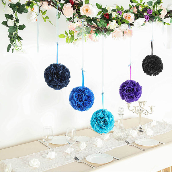 Flower Ball, Silk Rose Pomander Kissing Ball