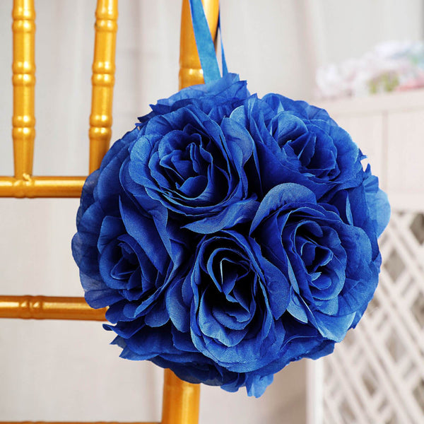 Flower Ball, Silk Rose Pomander Kissing Ball