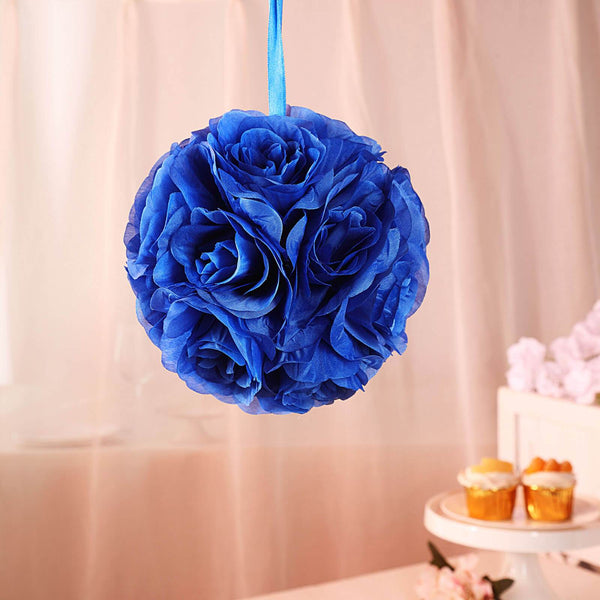 Flower Ball, Silk Rose Pomander Kissing Ball