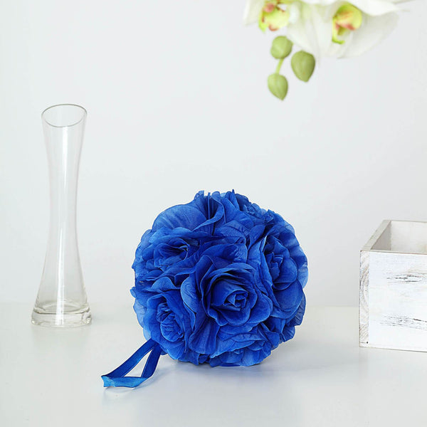 Flower Ball, Silk Rose Pomander Kissing Ball