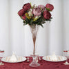 2 Bushes Wine - Dusty Rose Silk Artificial Peonies - Artificial Wedding Bouquet
