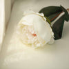 2 Bush Ivory Peony, Rose Bud And Hydrangea Real Touch Artificial Silk Flower Bouquets