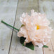 5 Heads | 11" Tall Artificial Peony Bouquet Rose Gold | Silk Flowers Factory