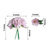 5 Heads | 11" Tall Artificial Bush Peony Bouquet - Dusty Rose