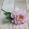 5 Heads | 11" Tall Artificial Peony Bouquet - Dusty Rose | Silk Flowers Factory