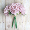 5 Heads | 11" Tall Artificial Peony Bouquet - Dusty Rose | Silk Flowers Factory