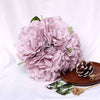 5 Heads | 11" Tall Artificial Peony Bouquet - Dusty Rose | Silk Flowers Factory