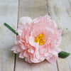5 Heads | 11" Tall Artificial Peony Bouquet Pink | Silk Flowers Factory
