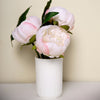 10 Pack | 3inch Silk Peony Flower Heads, Artificial Peonies For Flower Arrangement - Rose Gold