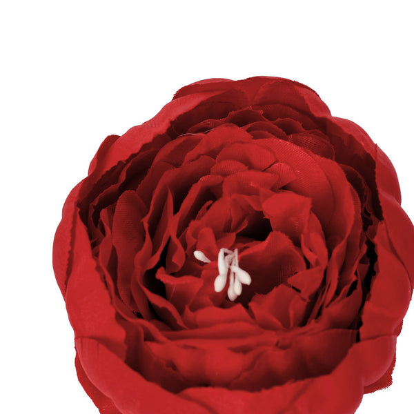 10 Pack | 3inch Silk Peony Flower Heads, Artificial Peonies For Flower Arrangement - Red