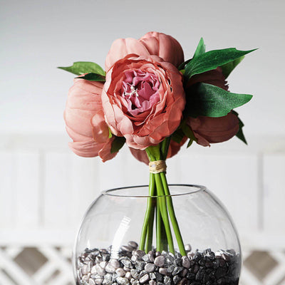Artificial Silk Peonies, Peony Bouquet, Wedding Flower Bouquet