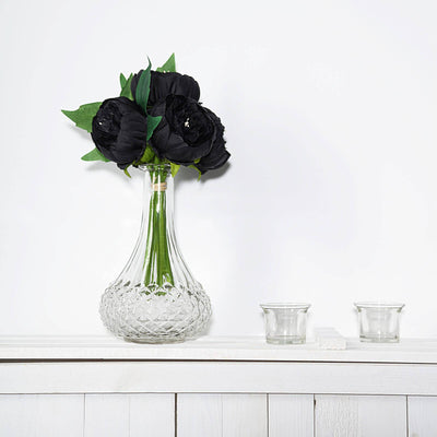 Artificial Silk Peonies, Peony Bouquet, Wedding Flower Bouquet