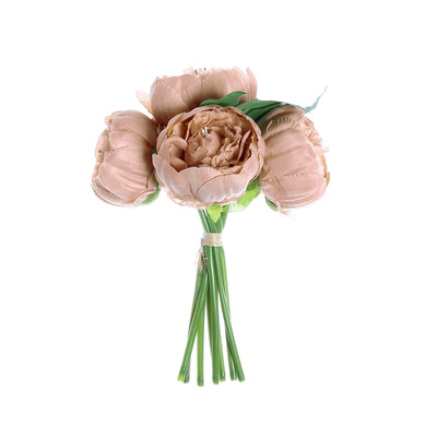 Artificial Silk Peonies, Peony Bouquet, Wedding Flower Bouquet 