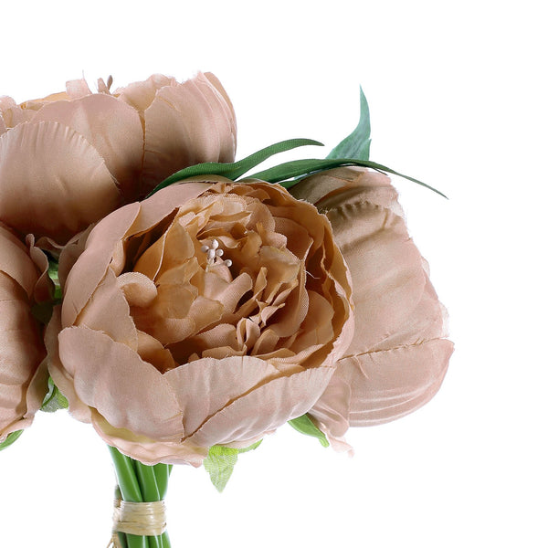 Artificial Silk Peonies, Peony Bouquet, Wedding Flower Bouquet #whtbkgd