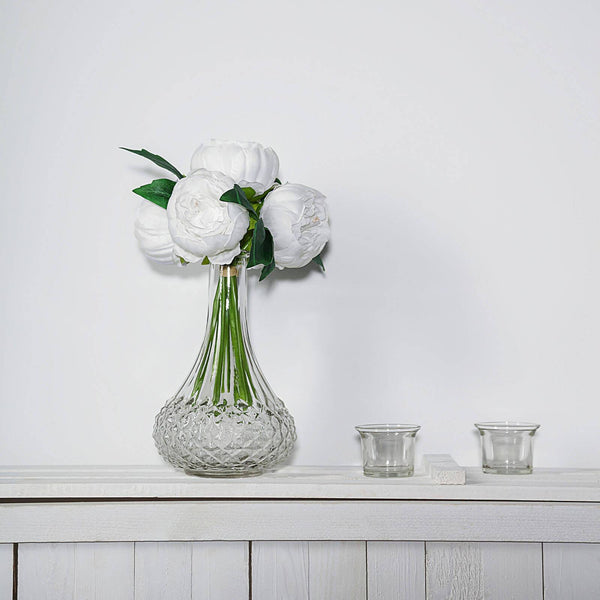 Artificial Silk Peonies, Peony Bouquet, Wedding Flower Bouquet