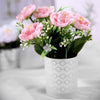4 Bushes | 12inches Pink Peony Flower Bouquet, Artificial Flower Arrangements#whtbkgd
