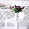 4 Bushes | 12inches Purple Peony Flower Bouquet, Artificial Flower Arrangements