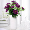 4 Bushes | 12inches Purple Peony Flower Bouquet, Artificial Flower Arrangements