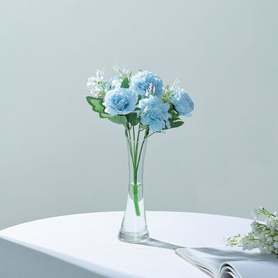 Artificial Flower Bouquet | Mix Silk Flower Bouquet - Peony, Daisy, Hydrangea and Carnation