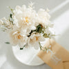 3 Bushes | 11inch Silk Peonies, Artificial Peony Flower Bouquet For Vase Floral Arrangement - Cream
