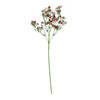 4 Pack | 27inch Burgundy Babys Breath Artificial Flowers, Gypsophila Real Touch Silk Flowers Stem