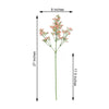 4 Pack | 27inch Coral Babys Breath Artificial Flowers, Gypsophila Real Touch Silk Flowers Stem