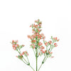 4 Pack | 27inch Coral Babys Breath Artificial Flowers, Gypsophila Real Touch Silk Flowers Stem