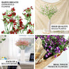 4 Pack | 27" Fuchsia Babys Breath Artificial Flowers, Gypsophila Real Touch Silk Flowers Stem