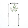 4 Pack | 27inch Pink Babys Breath Artificial Flowers, Gypsophila Real Touch Silk Flowers Stem