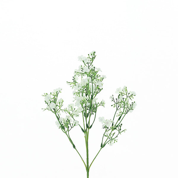 4 Pack | 27 Inch | White Babys Breath Artificial Flowers, Gypsophila Real Touch Silk Flowers Stem