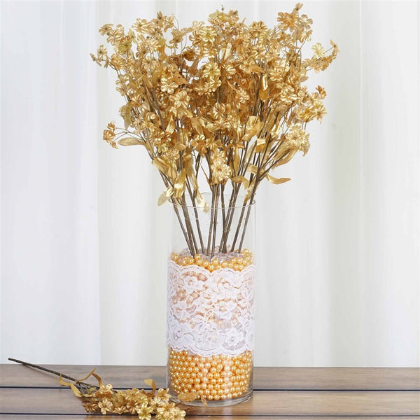Silk Baby Breath-Gold-dz/pk