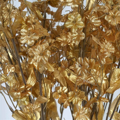 Baby Breath Bush Artificial Silk Flowers - Gold