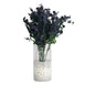 Baby Breath Bush Artificial Silk Flowers - Navy Blue