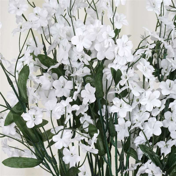 Baby Breath Bush Artificial Silk Flowers - White