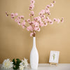 2 Branches | 42inch Carnation Flower Spray, Silk Flower Bouquet - Blush | Rose Gold